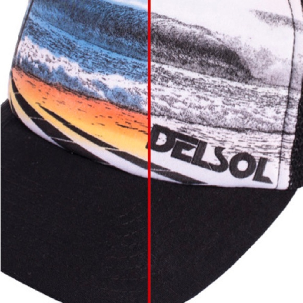 DelSol Color Changing SnapBack Great Used Condition